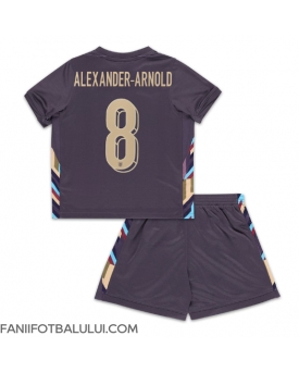 Anglia Alexander-Arnold #8 Echipament de Fotbal Replică European 2024 Copii Deplasare (+ Șorturi)